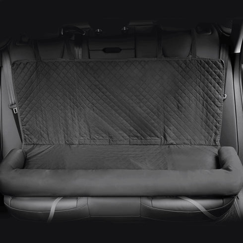 Hunde-Reisebett fürs Auto | Kratz- und Schmutzschutz